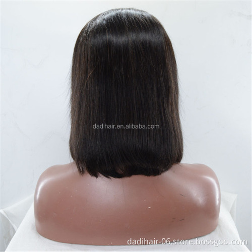 Brazilian human hair Bob wigs for black woman, front bob lace wigs